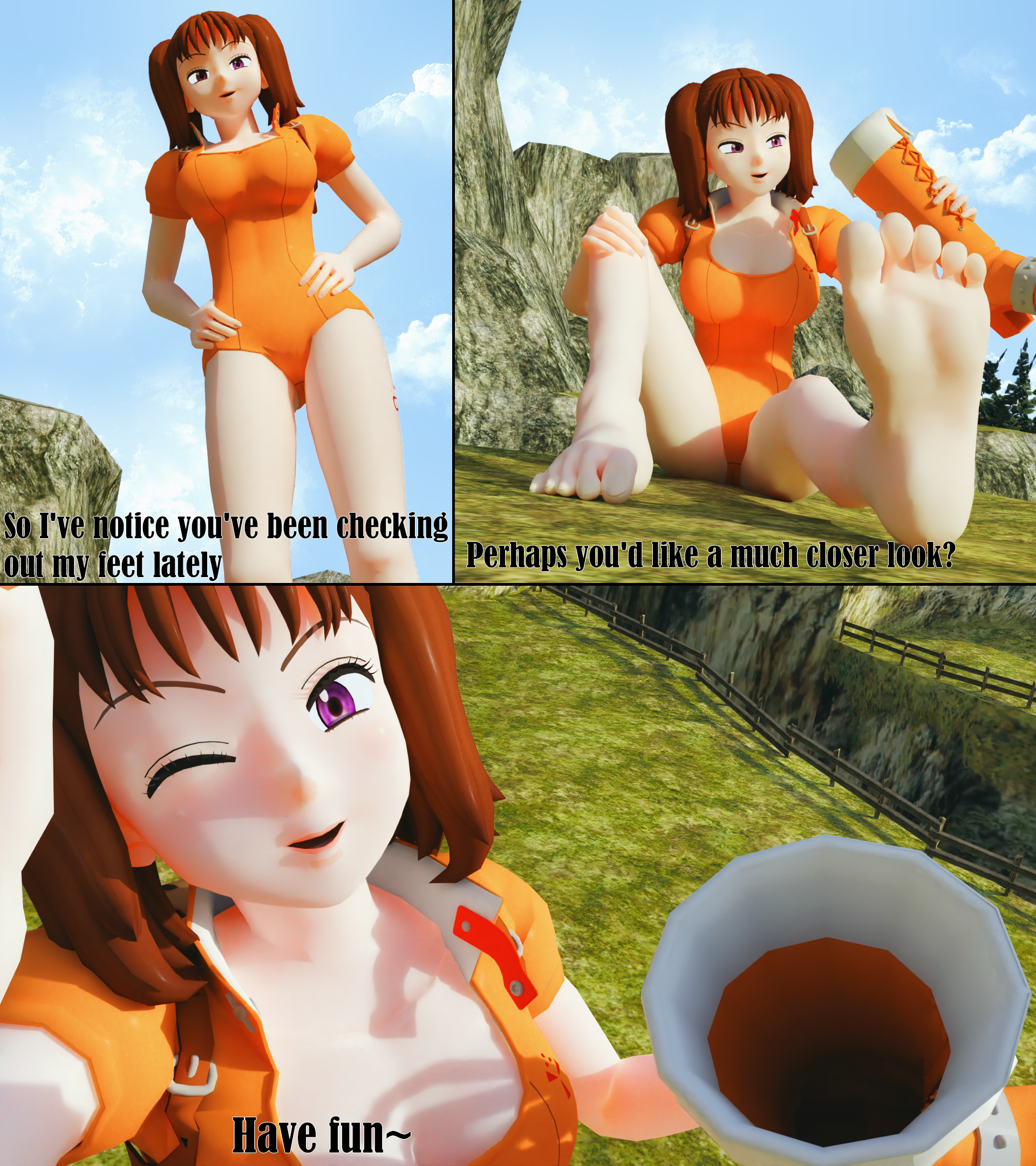 Diane's New Foot Pet